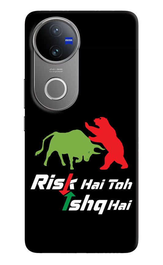 Risk Hai Toh Ishq Hai Vivo V50 5G Hard Case Back Cover by Casekaro
