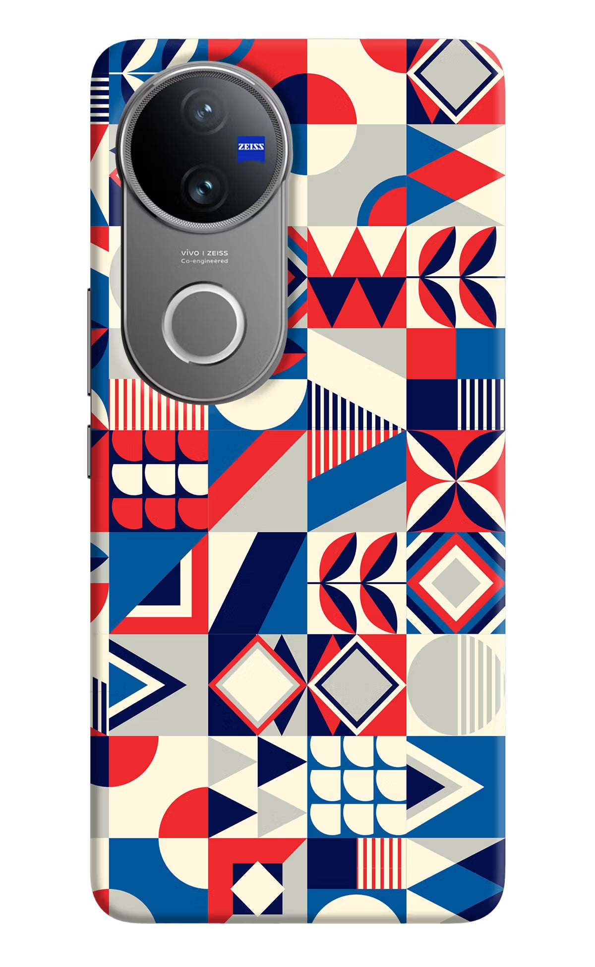 Colorful Pattern Vivo V50 5G Hard Case Back Cover by Casekaro