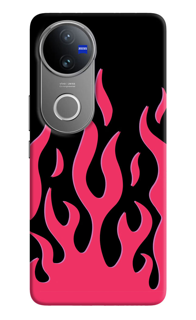 Fire Flames Vivo V50 5G Hard Case Back Cover by Casekaro