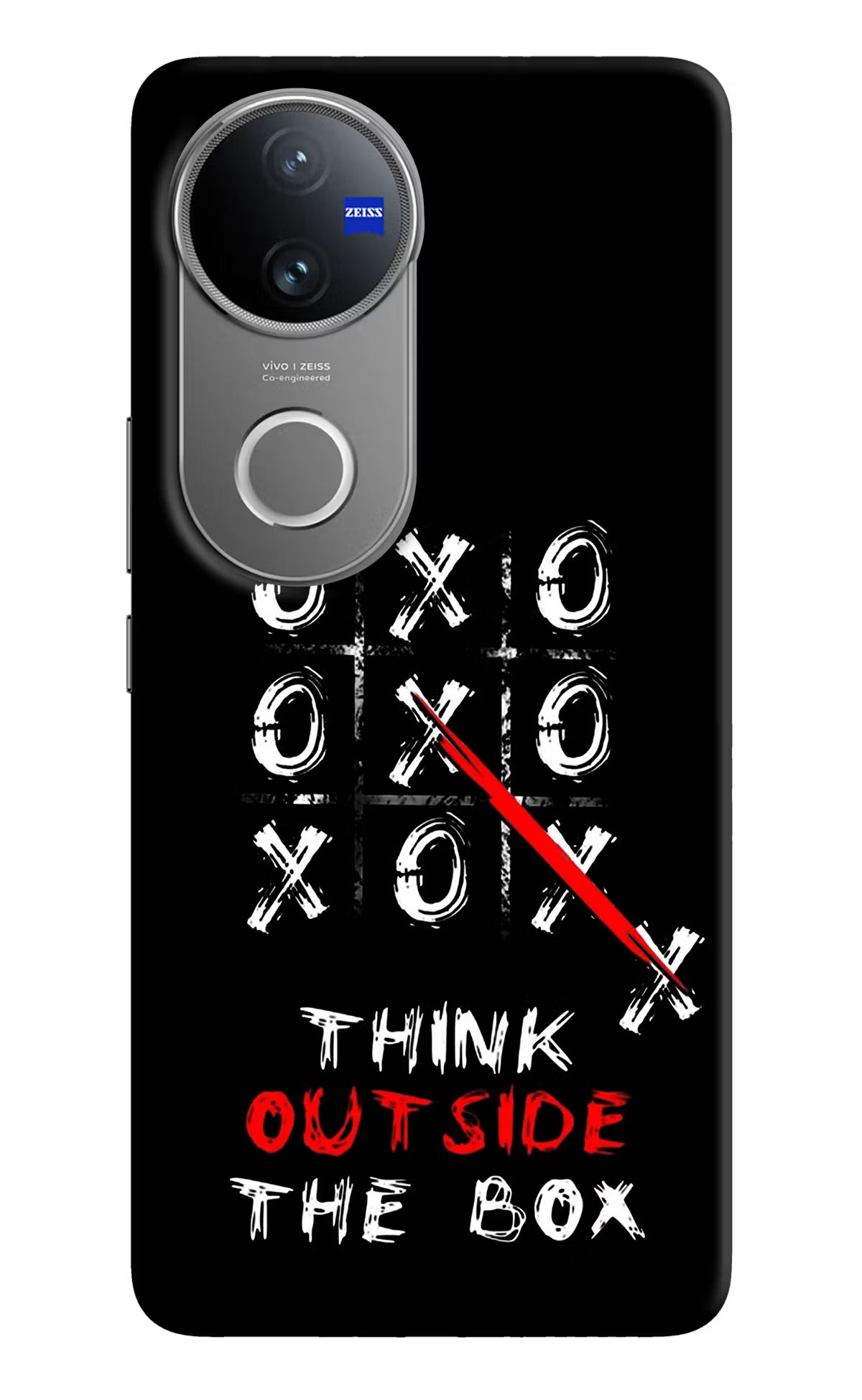 Think out of the BOX Vivo V50 5G Hard Case Back Cover by Casekaro