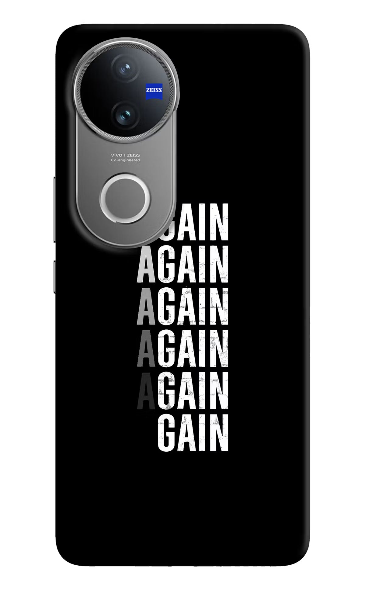 Again Again Gain Vivo V50 5G Hard Case Back Cover by Casekaro