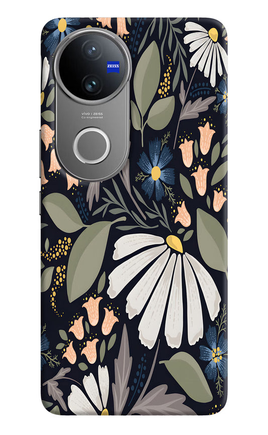 Flowers Art Vivo V50 5G Hard Case Back Cover by Casekaro