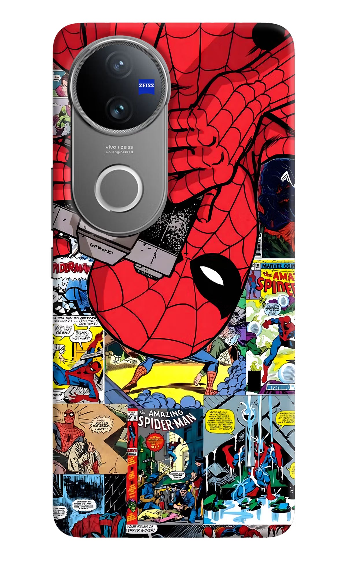 Spider Man Vivo V50 5G Hard Case Back Cover by Casekaro