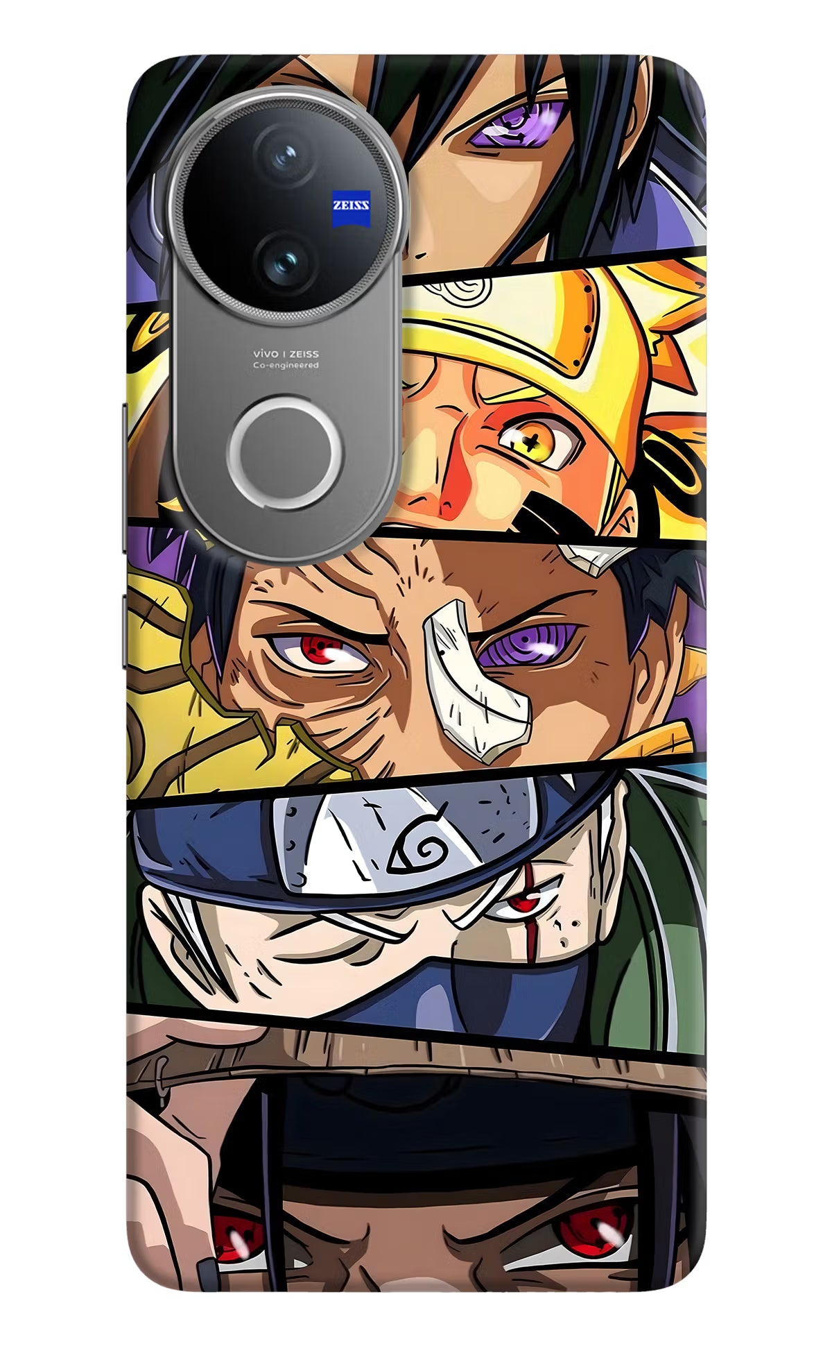 Naruto Character Vivo V50 5G Hard Case Back Cover by Casekaro