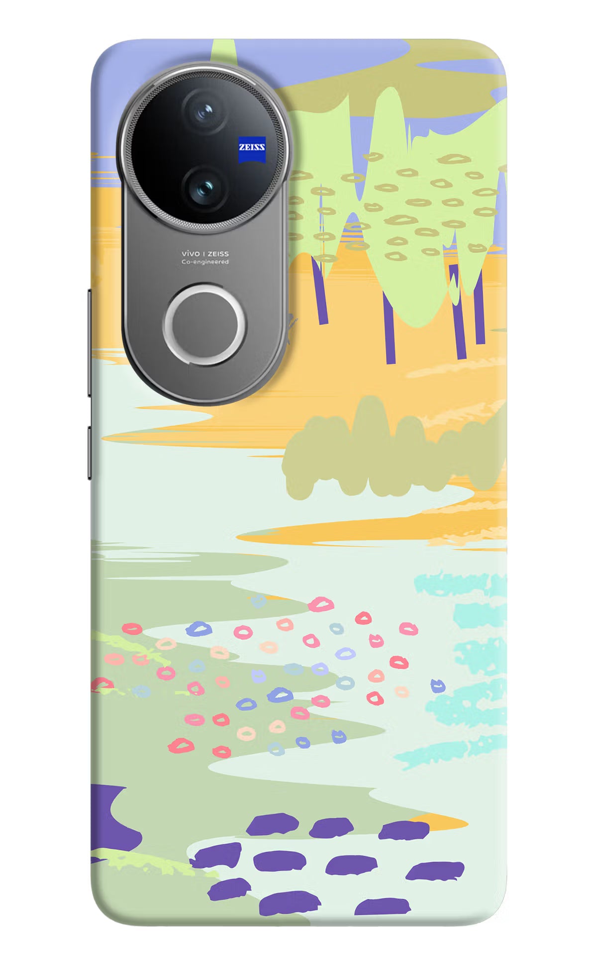 Scenery Vivo V50 5G Hard Case Back Cover by Casekaro
