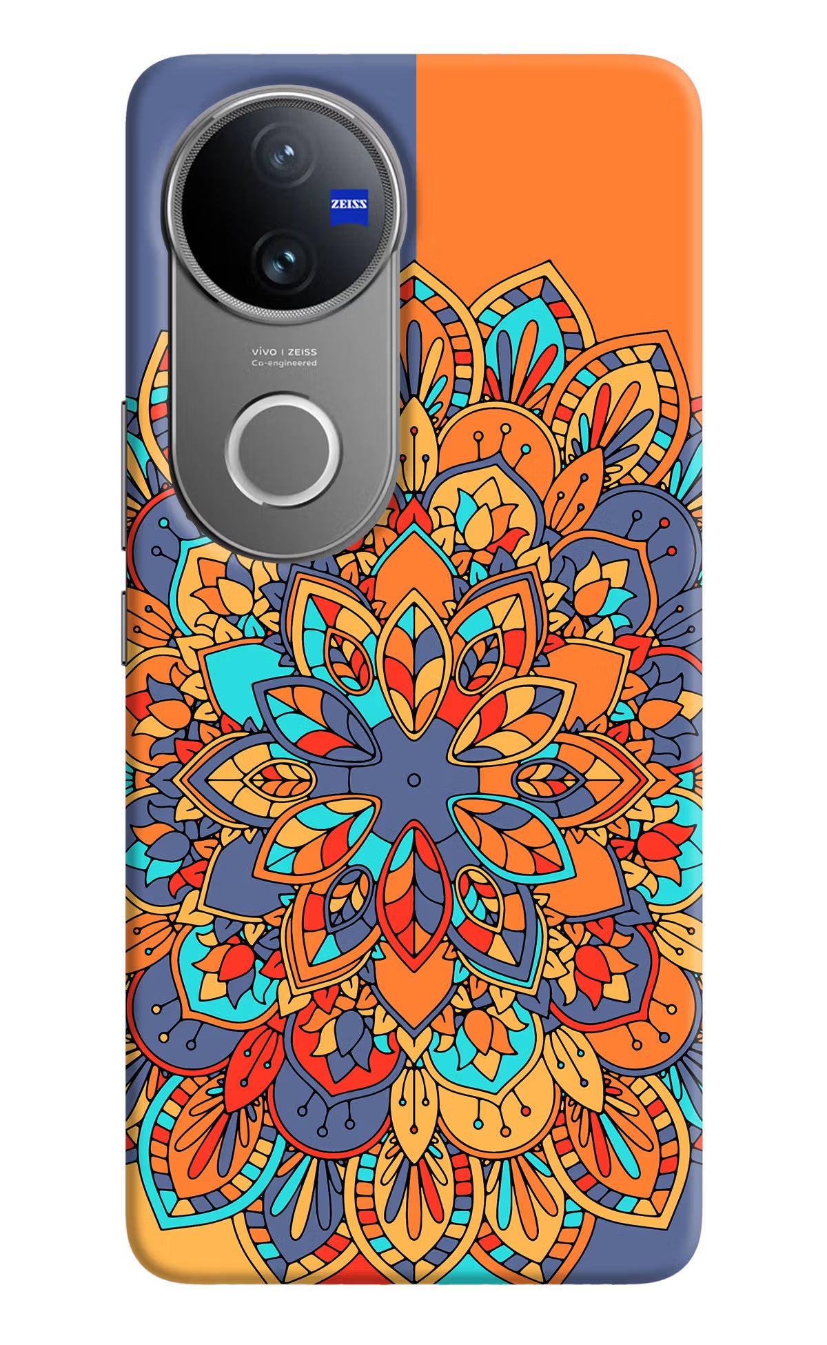 Color Mandala Vivo V50 5G Hard Case Back Cover by Casekaro