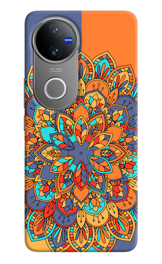 Color Mandala Vivo V50 5G Hard Case Back Cover by Casekaro