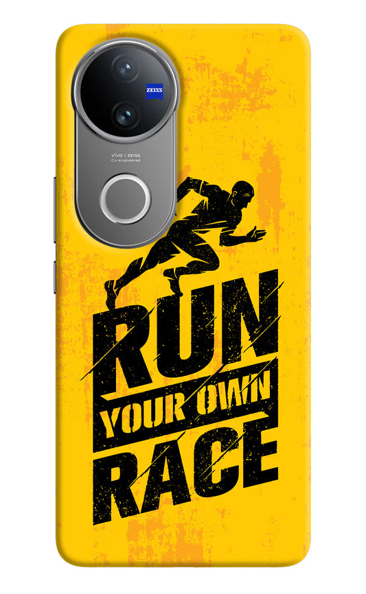 Run Your Own Race Vivo V50 5G Hard Case Back Cover by Casekaro