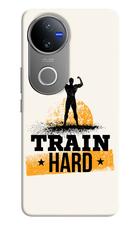 Train Hard Vivo V50 5G Hard Case Back Cover by Casekaro