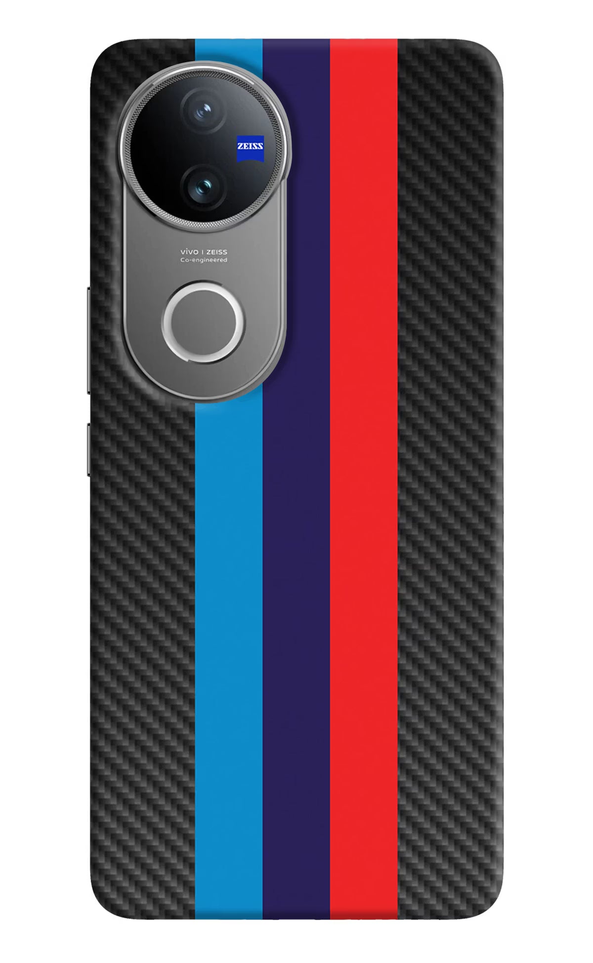 BMW Stripes Pattern Vivo V50 5G Hard Case Back Cover by Casekaro