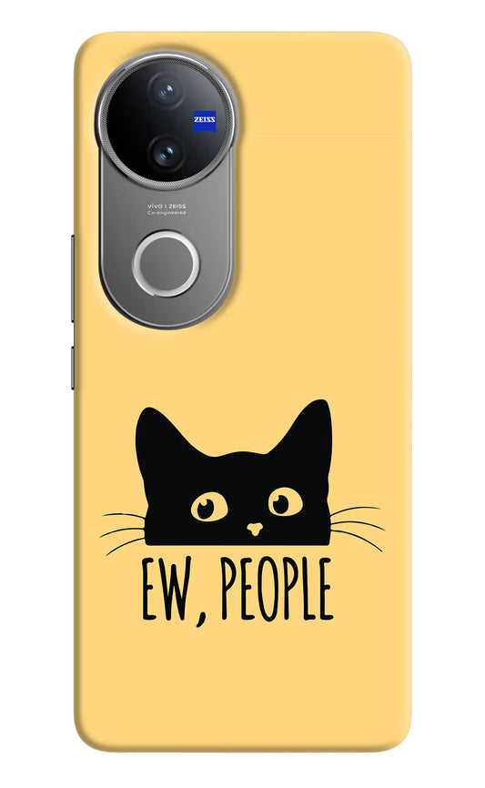 Ew People Catitude Vivo V50 5G Hard Case Back Cover by Casekaro