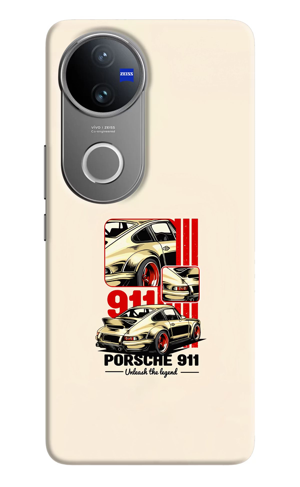 Classic Porsche 911 Vivo V50 5G Hard Case Back Cover by Casekaro