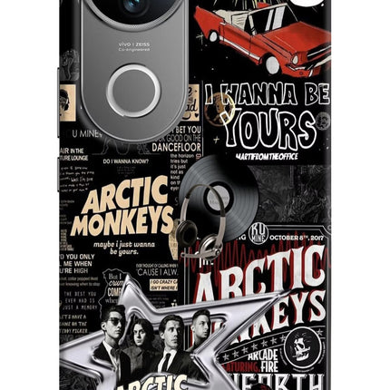 Arctic Monkeys Vivo V50 5G Hard Case Back Cover by Casekaro