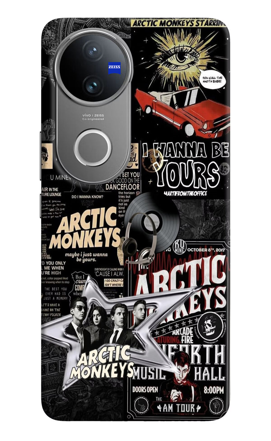 Arctic Monkeys Vivo V50 5G Back Cover, Hard case