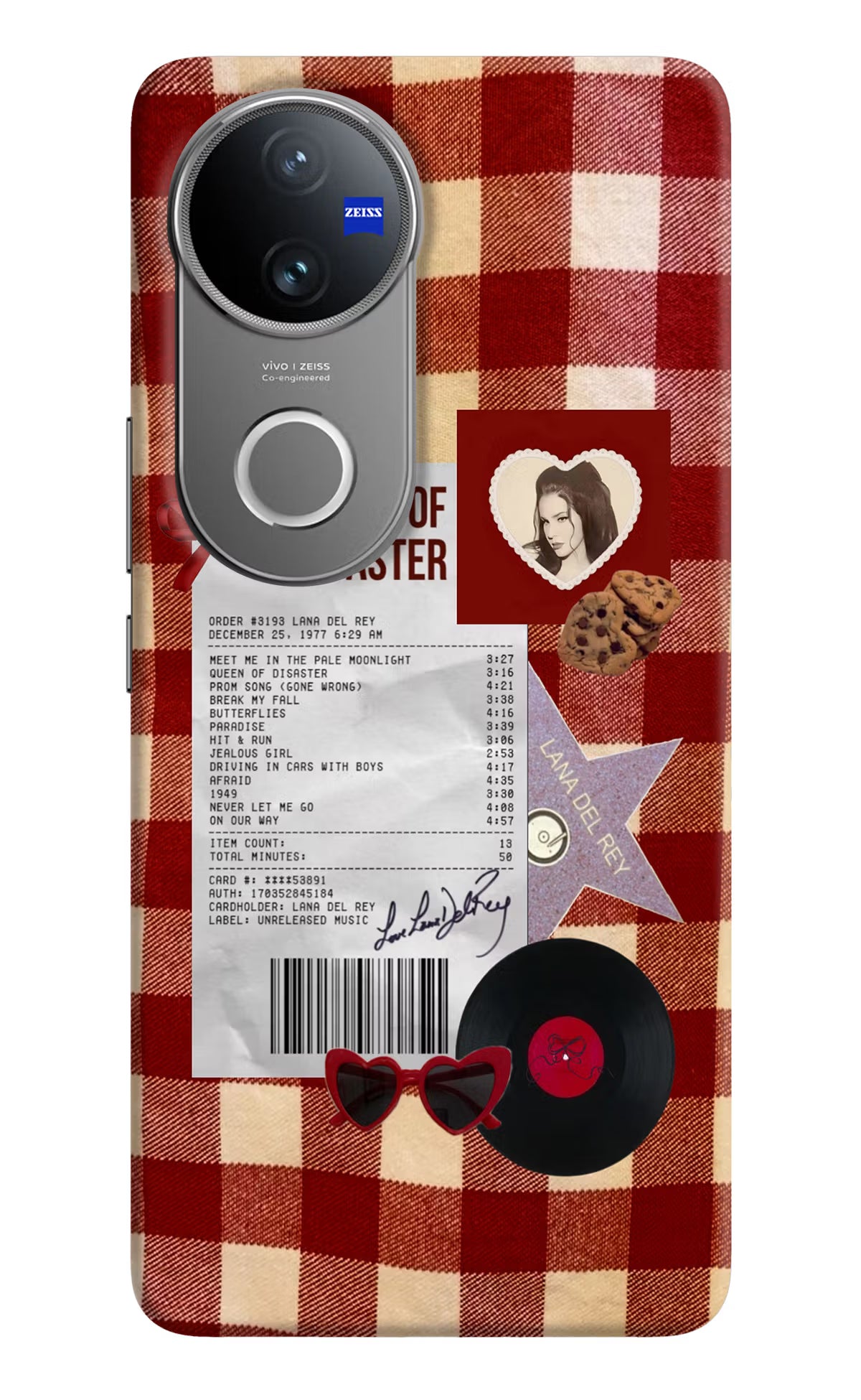 Queen of Disaster Vivo V50 5G Hard Case Back Cover by Casekaro