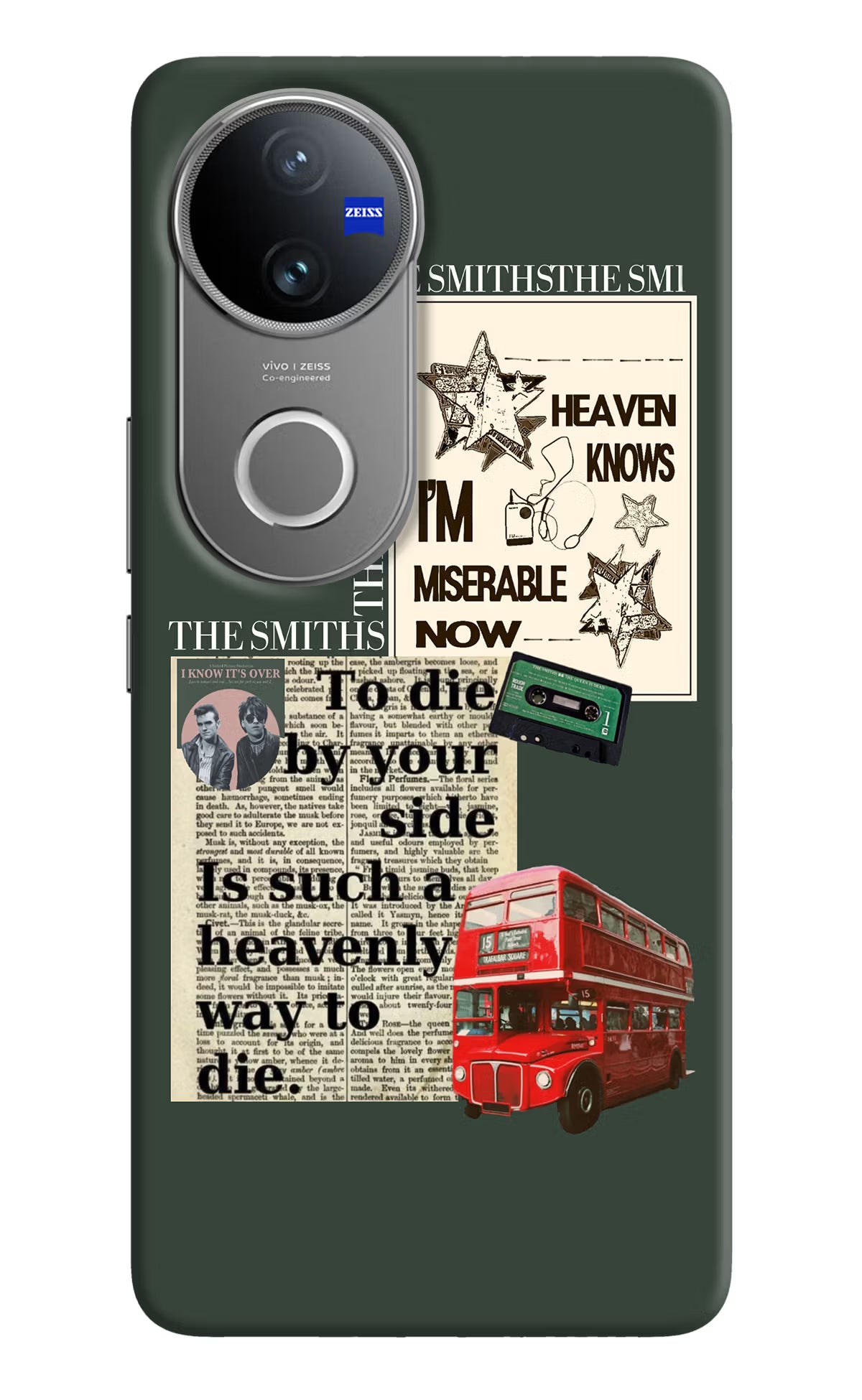 The Smiths Vivo V50 5G Hard Case Back Cover by Casekaro