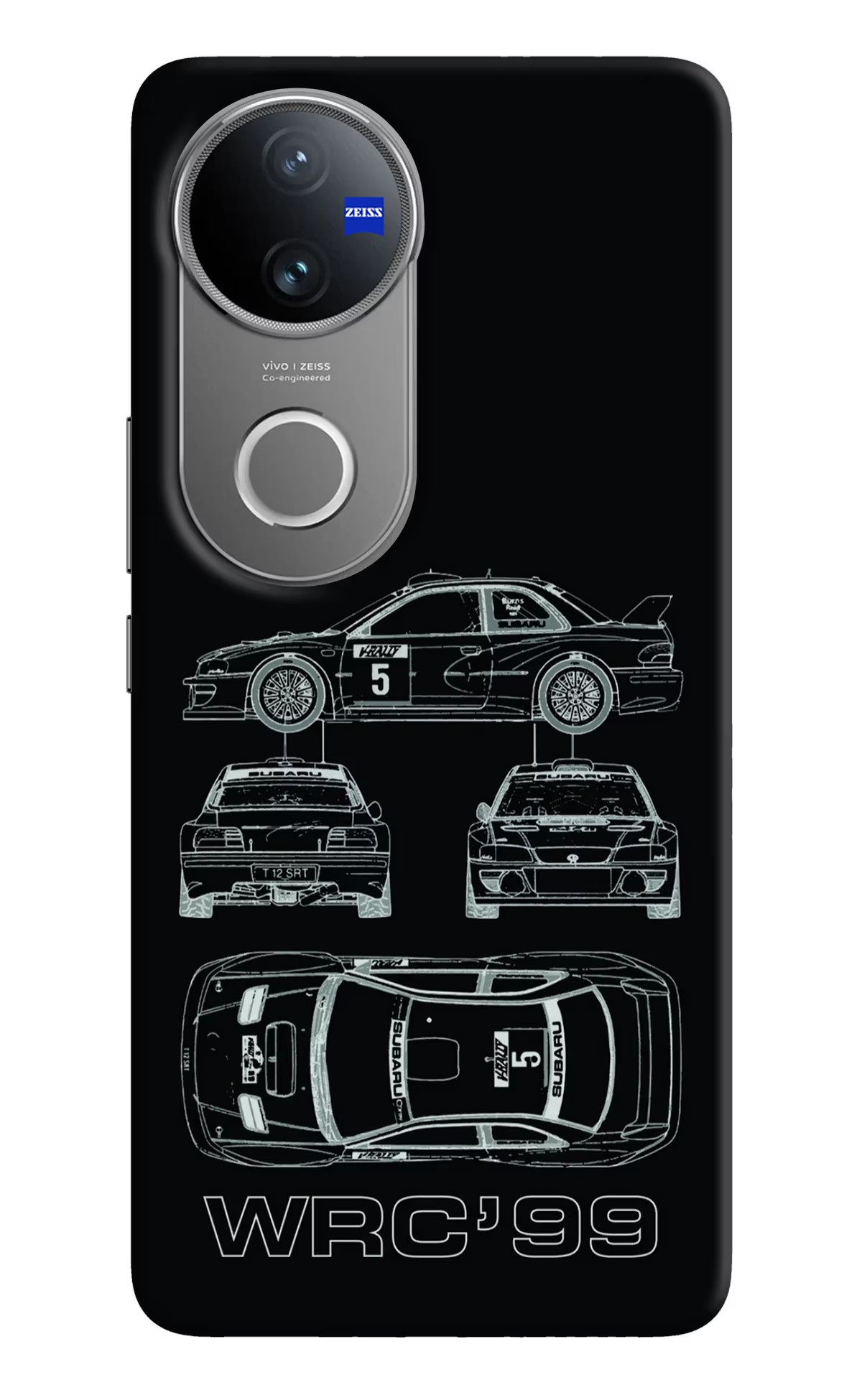 WRC'99 Vivo V50 5G Hard Case Back Cover by Casekaro