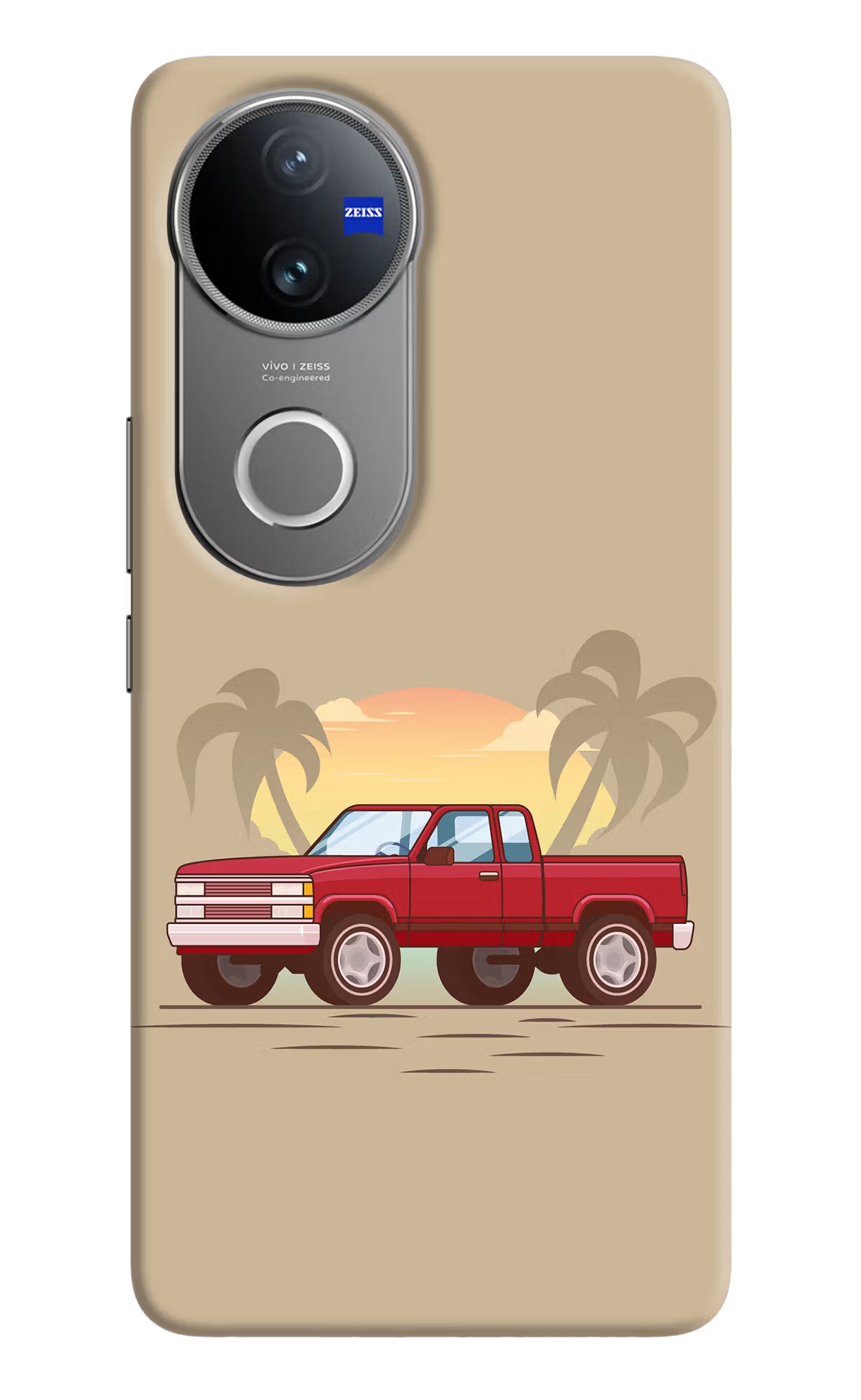 Desert Classic Drive Vivo V50 5G Hard Case Back Cover by Casekaro