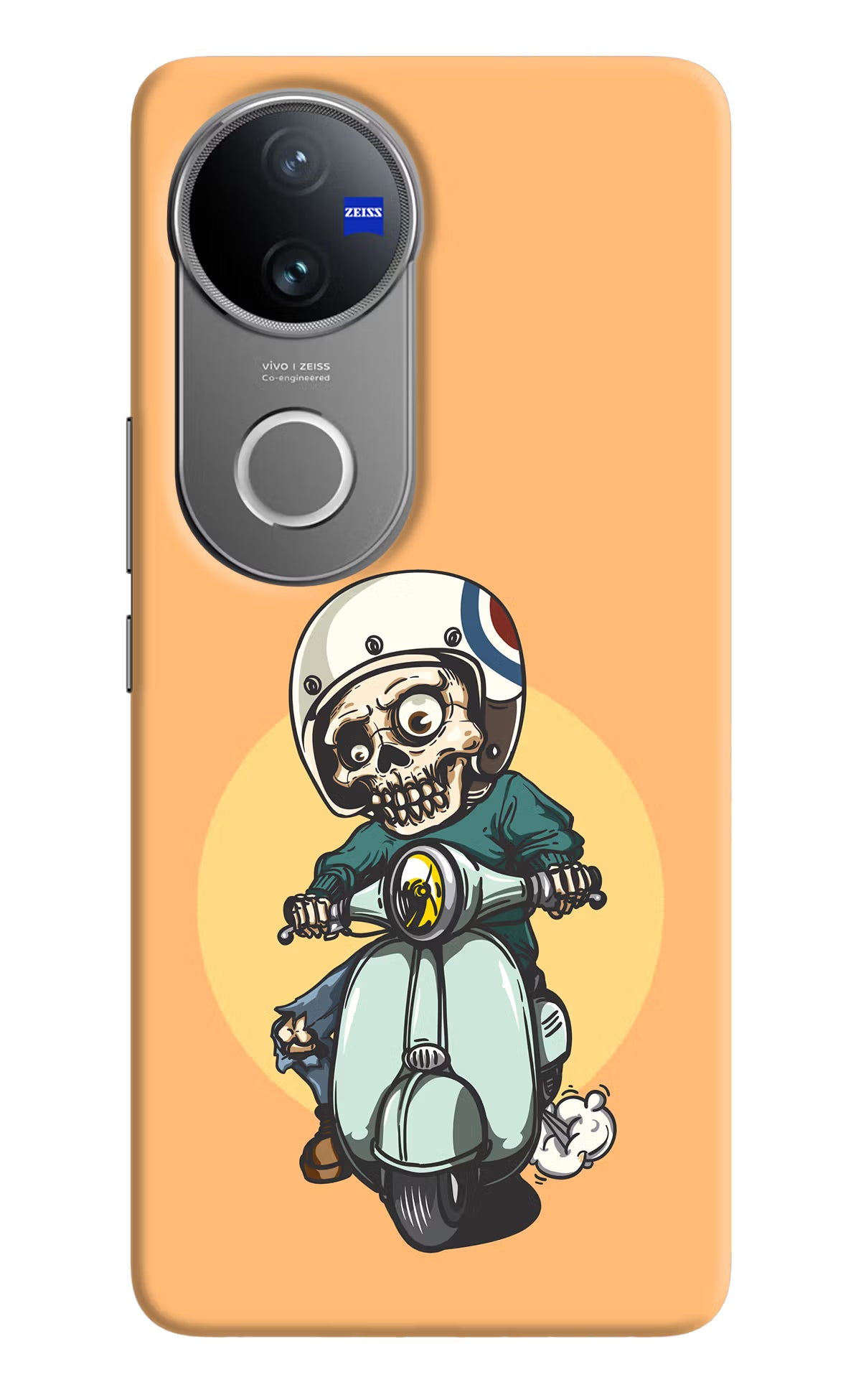 Undead Biker Vivo V50 5G Hard Case Back Cover by Casekaro