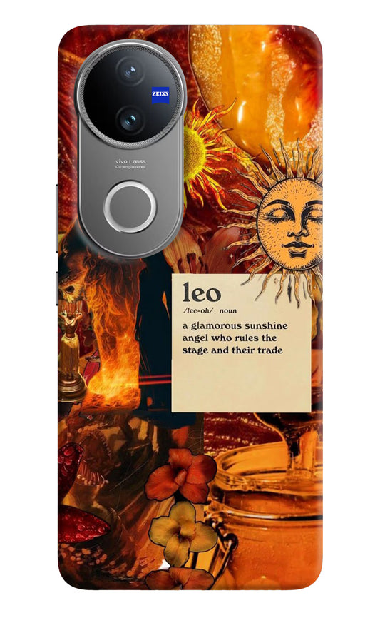 Leo Zodiac Vivo V50 5G Hard Case Back Cover by Casekaro