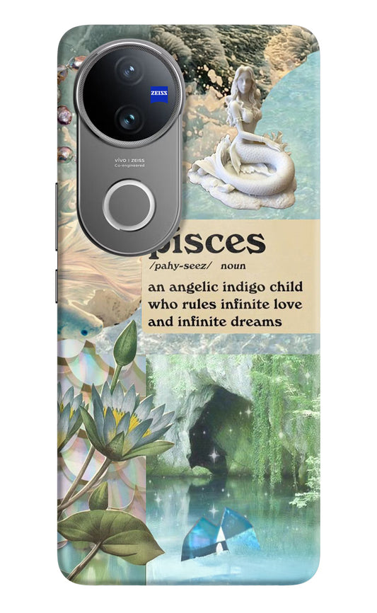 Pisces Zodiac Vivo V50 5G Hard Case Back Cover by Casekaro