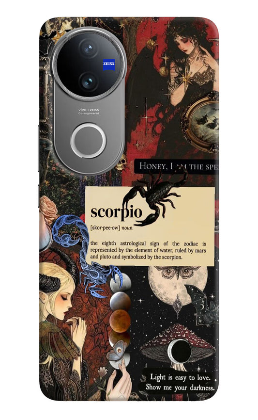 Scorpio Zodiac Vivo V50 5G Hard Case Back Cover by Casekaro