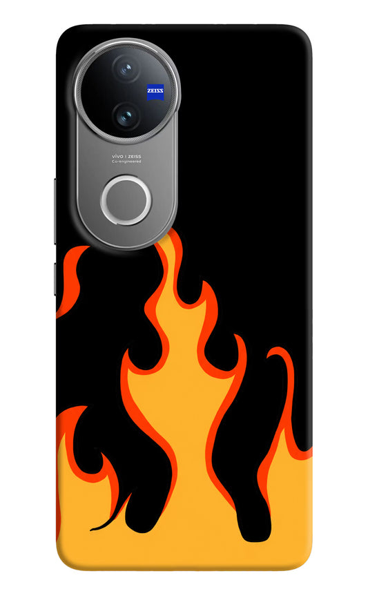 Fired Up – Black Vivo V50 5G Hard Case Back Cover by Casekaro