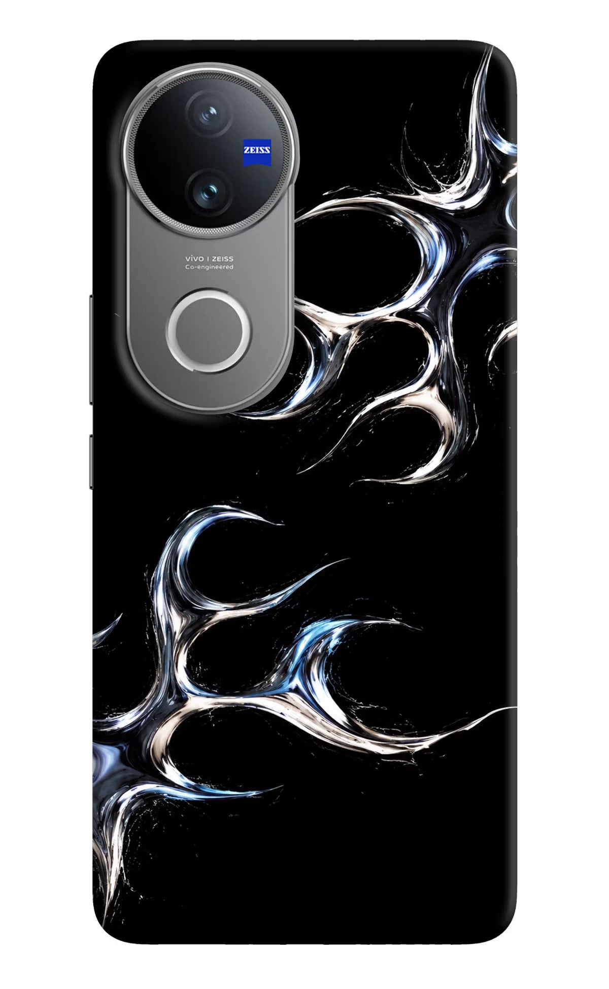 Chrome Tribal Vivo V50 5G Hard Case Back Cover by Casekaro