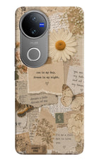 Vintage case Vivo V50 5G Hard Case Back Cover by Casekaro
