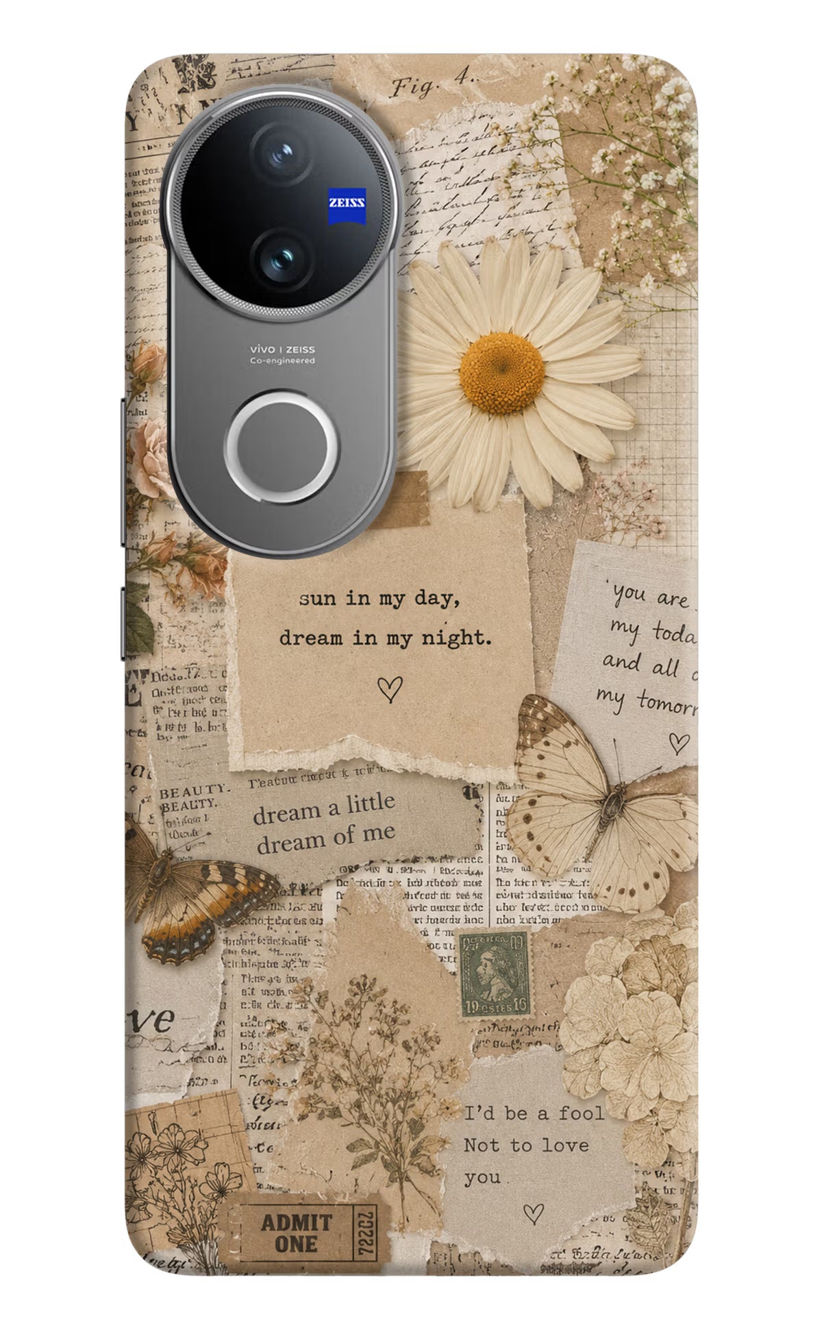 Vintage case Vivo V50 5G Back Cover
