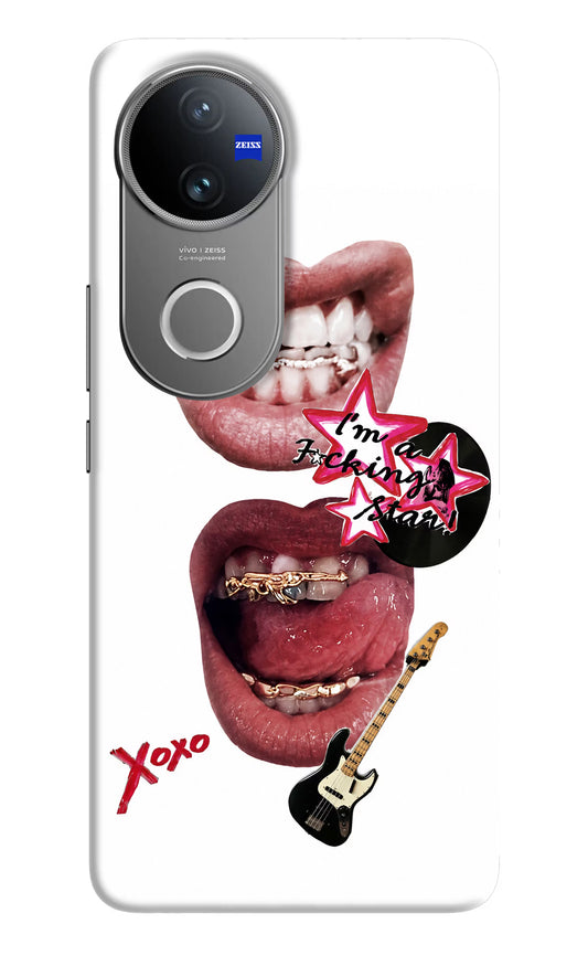 Rockstar Vivo V50 5G Hard Case Back Cover by Casekaro