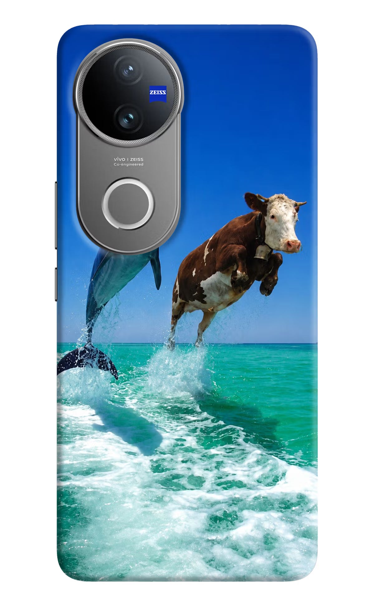 Dolphin vs Cow Vivo V50 5G Back Cover