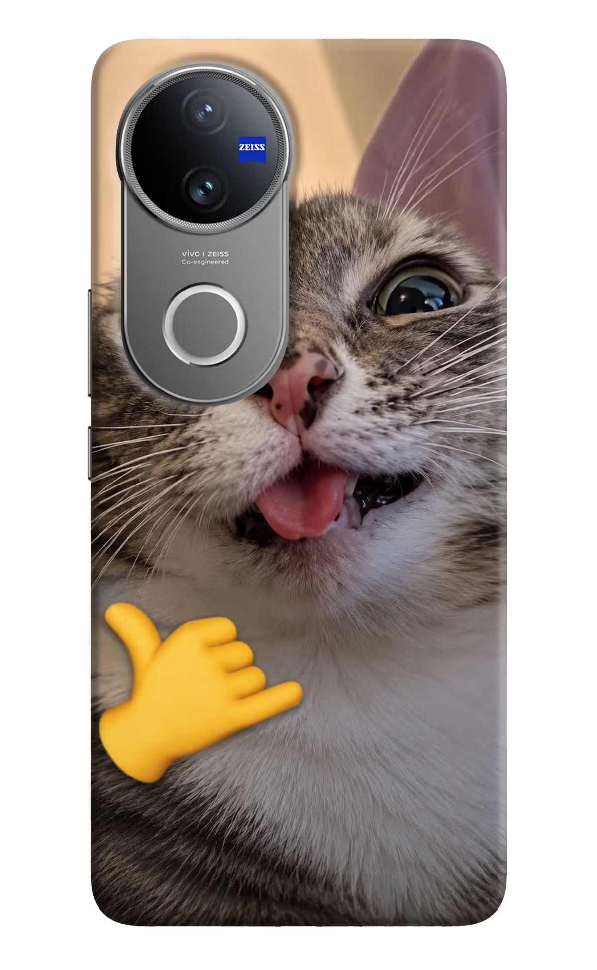 Silly Cat Call Vivo V50 5G Back Cover