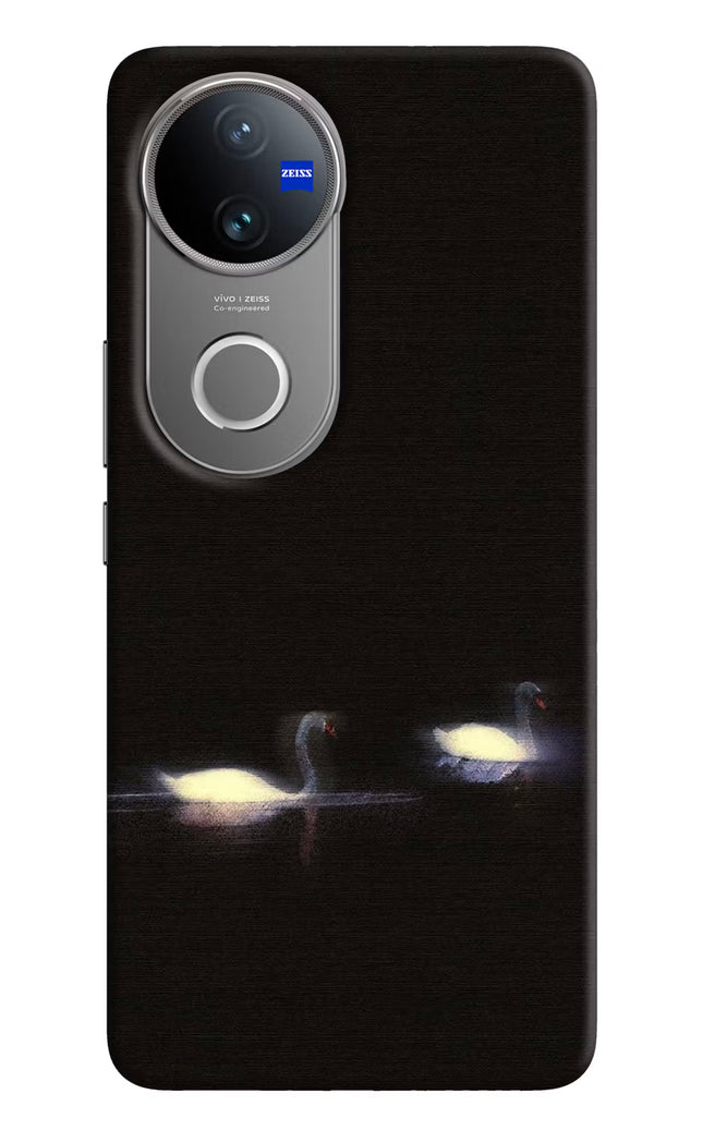 Silent Swans Vivo V50 5G Hard Case Back Cover by Casekaro