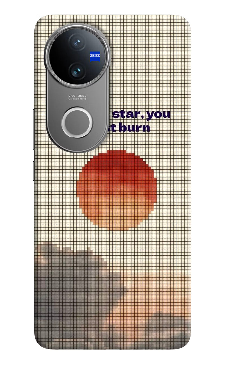 Pixel Sun Vivo V50 5G Back Cover, Hard case