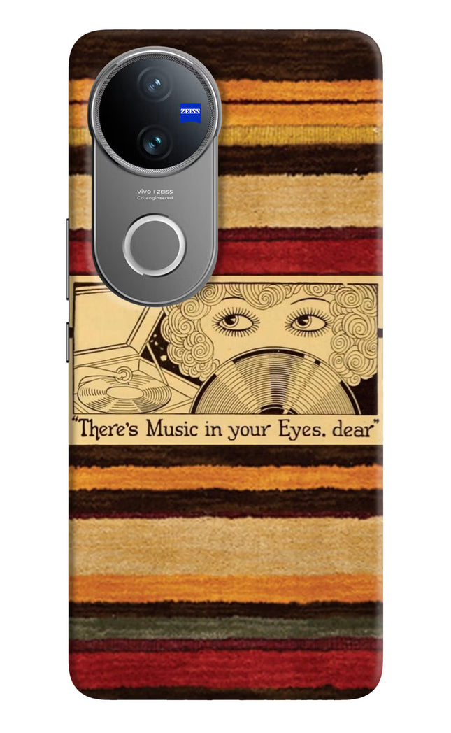 Vinyl Stripes Vivo V50 5G Hard Case Back Cover by Casekaro