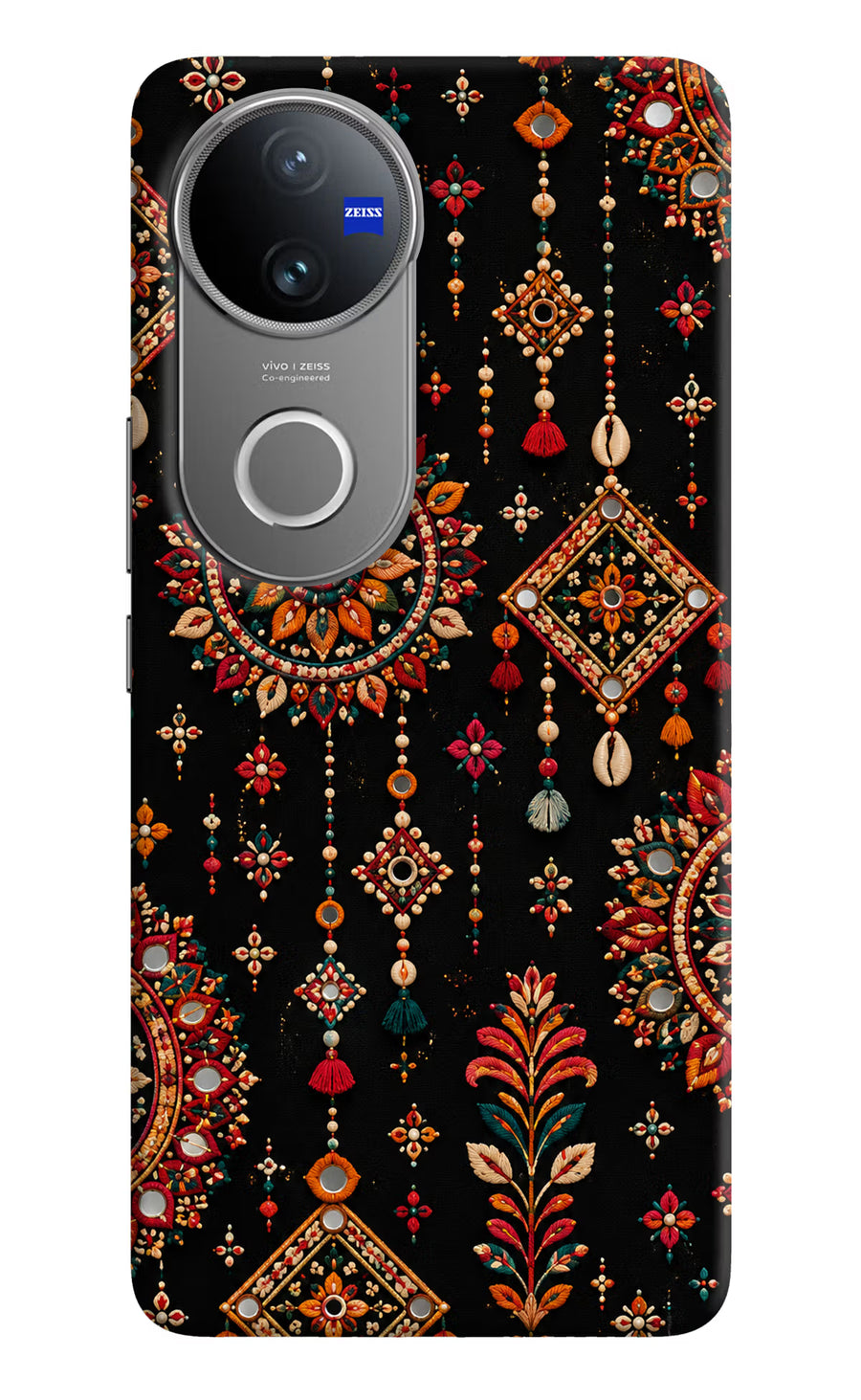 Boho Noir Vivo V50 5G Back Cover, Hard case