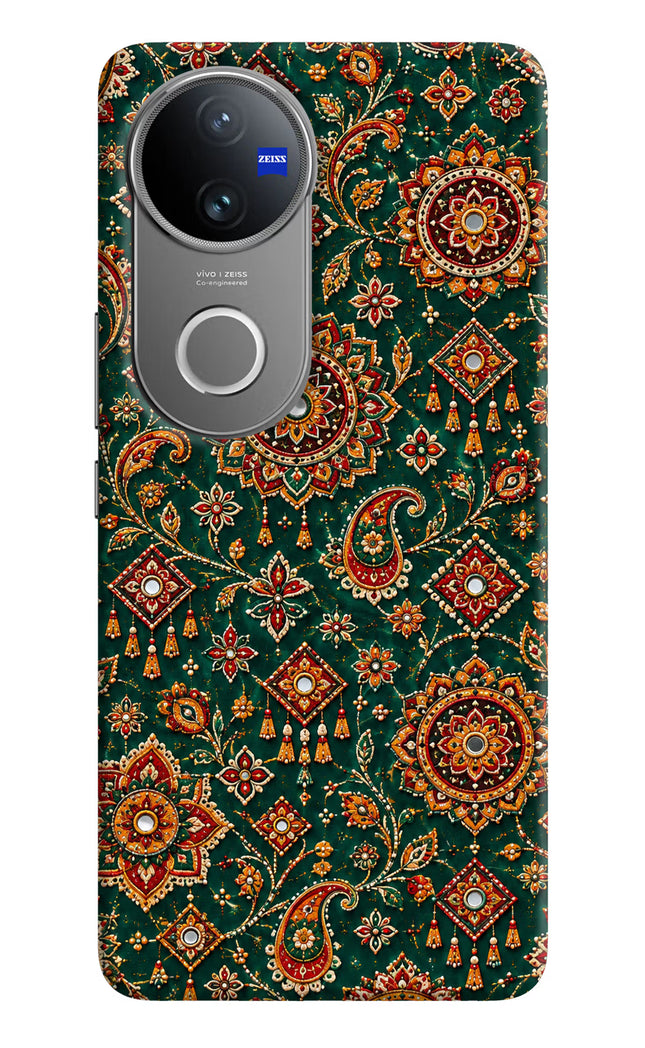 Green Pataka Vivo V50 5G Hard Case Back Cover by Casekaro