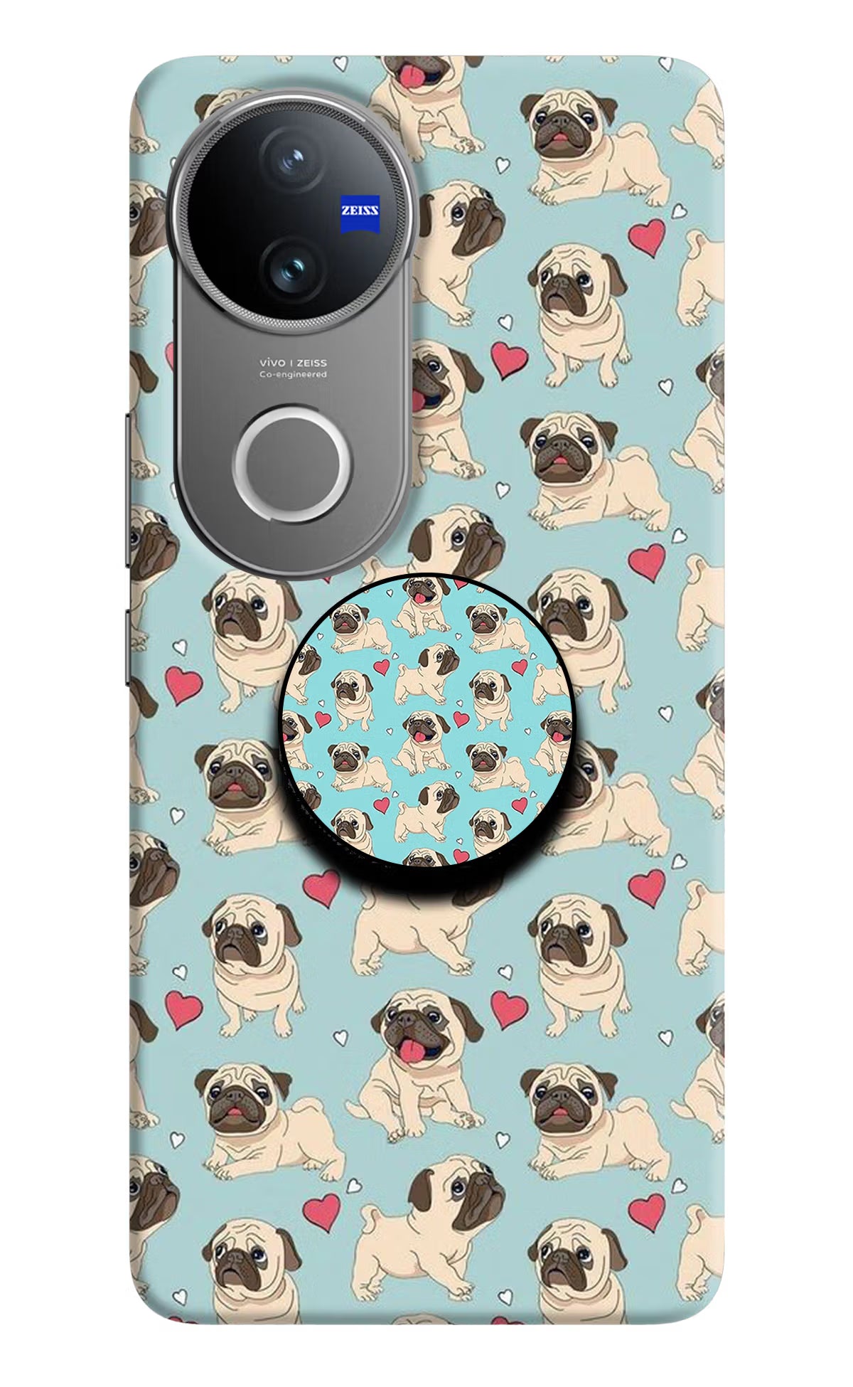 Pug Dog Vivo V50 5G Pop Case by Casekaro