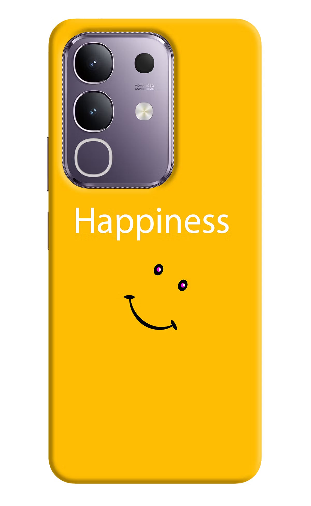 Happiness With Smiley Vivo T4x 5G Hard Case Back Cover by Casekaro