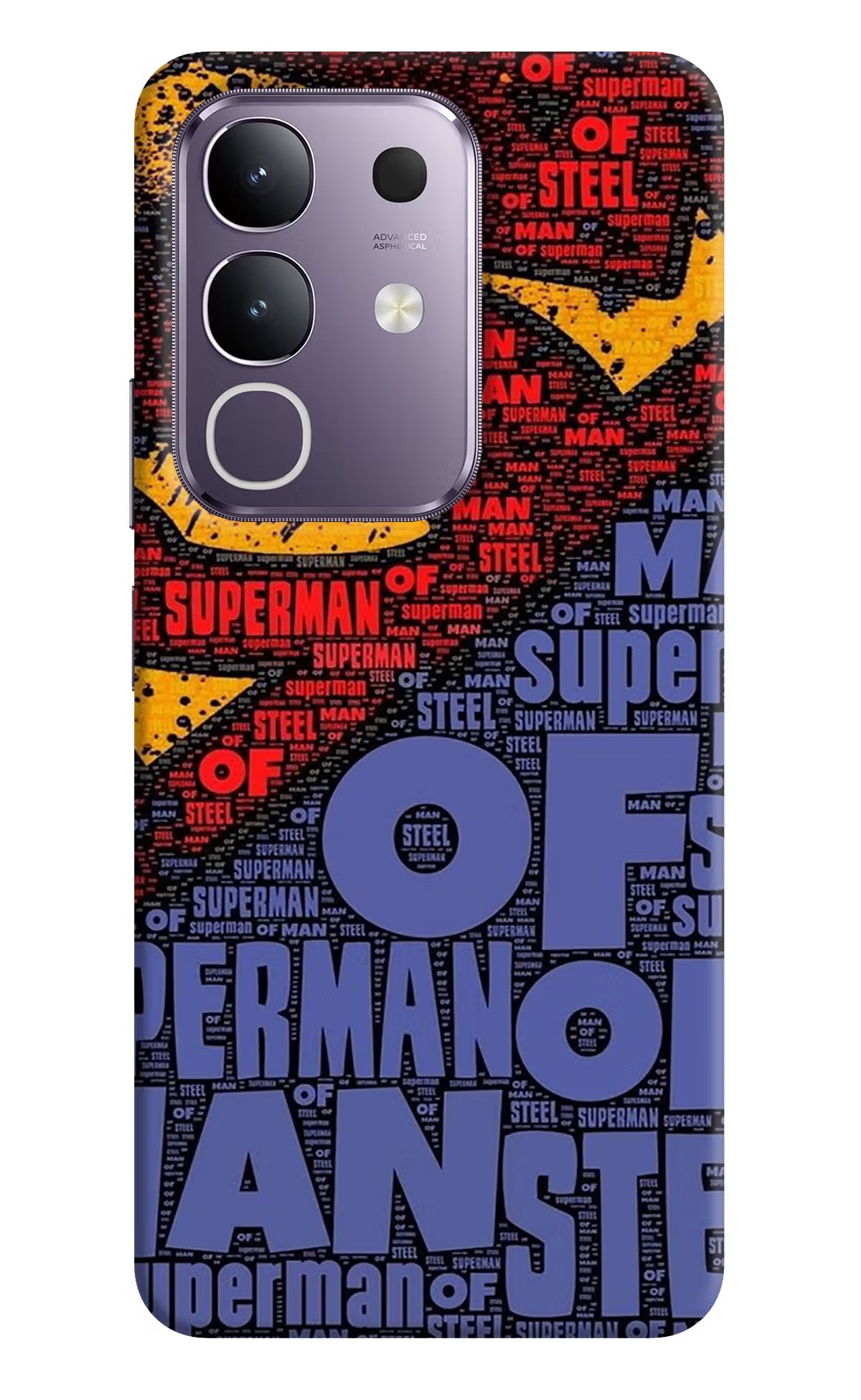 Superman Vivo T4x 5G Hard Case Back Cover by Casekaro