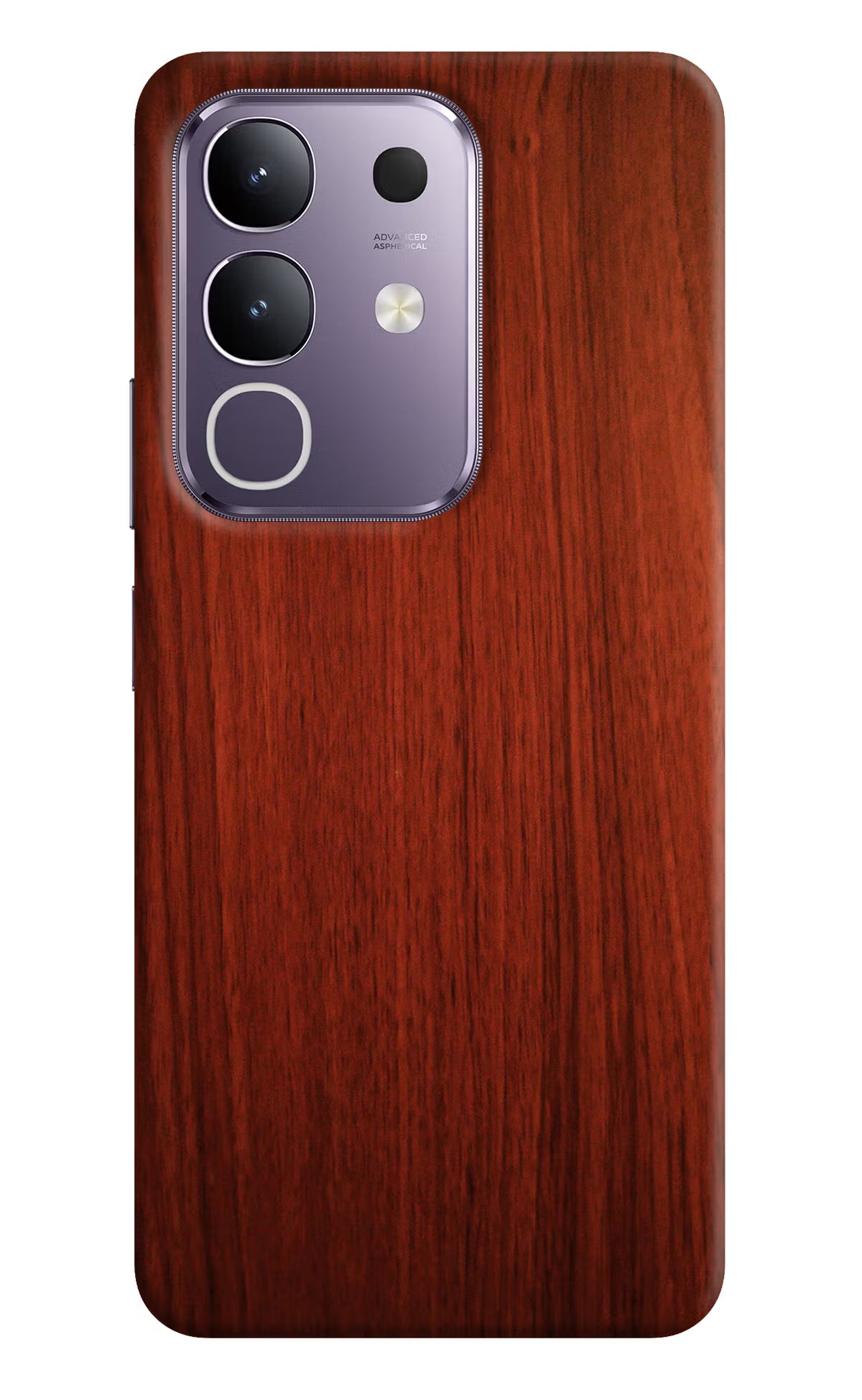Wooden Plain Pattern Vivo T4x 5G Hard Case Back Cover by Casekaro