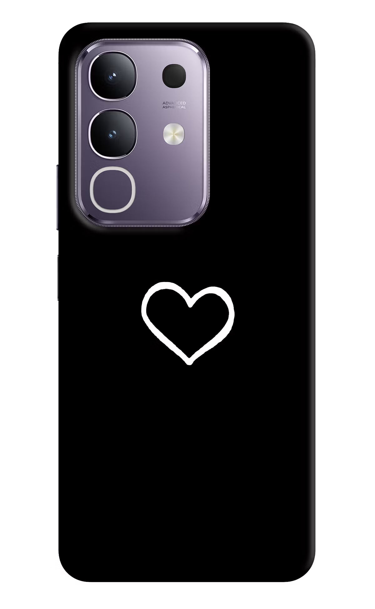 Heart Vivo T4x 5G Hard Case Back Cover by Casekaro