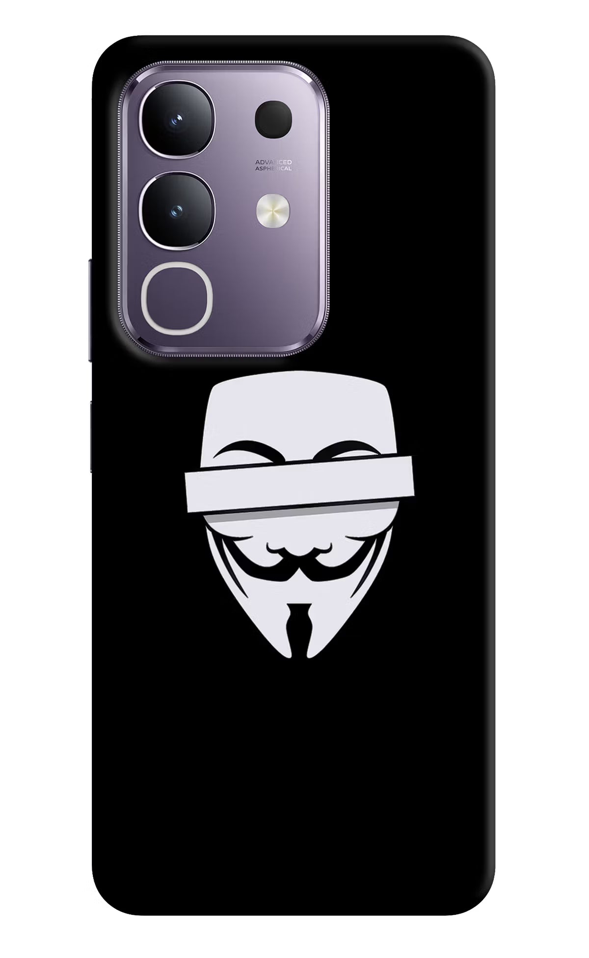 Anonymous Face Vivo T4x 5G Hard Case Back Cover by Casekaro