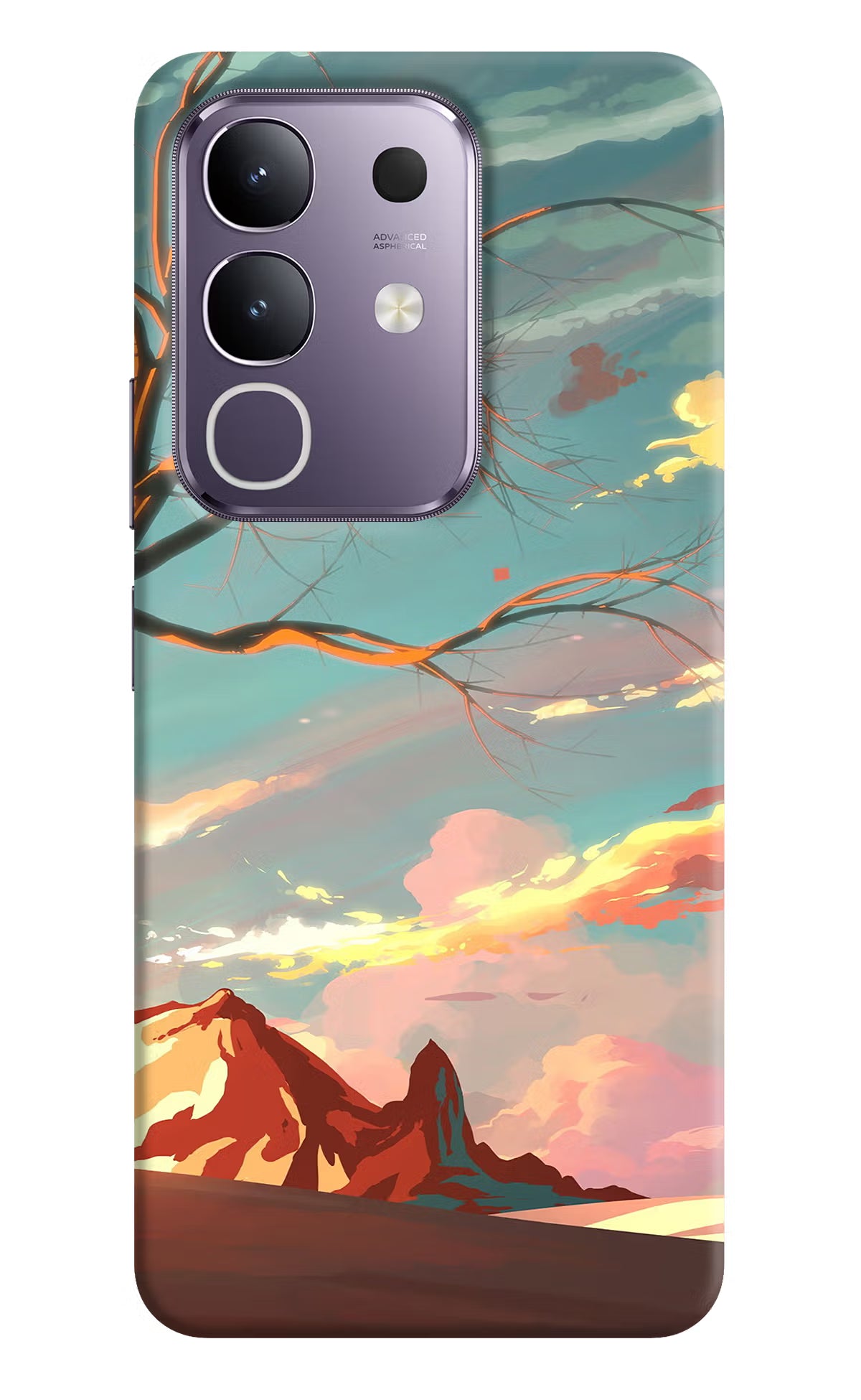 Scenery Vivo T4x 5G Hard Case Back Cover by Casekaro