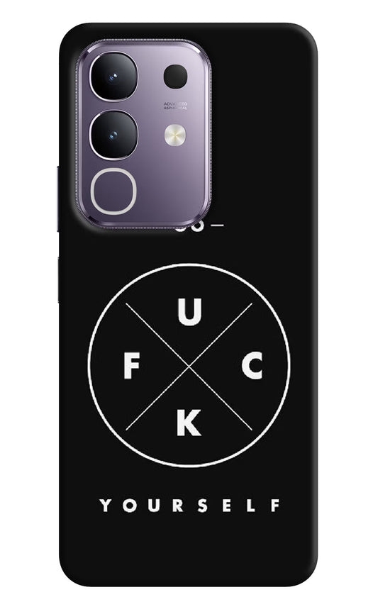 Go Fuck Yourself Vivo T4x 5G Hard Case Back Cover by Casekaro