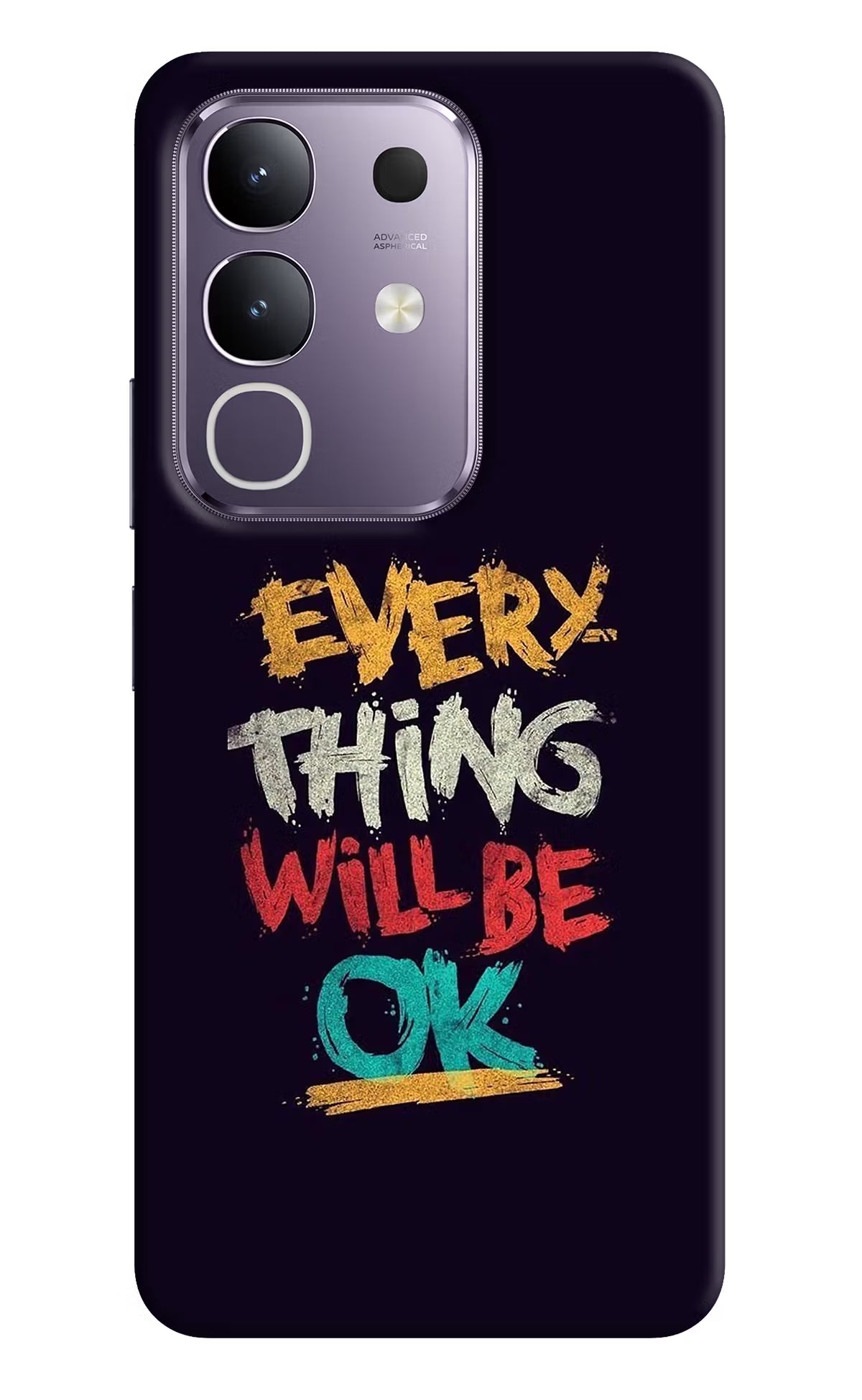 Everything Will Be Ok Vivo T4x 5G Hard Case Back Cover by Casekaro