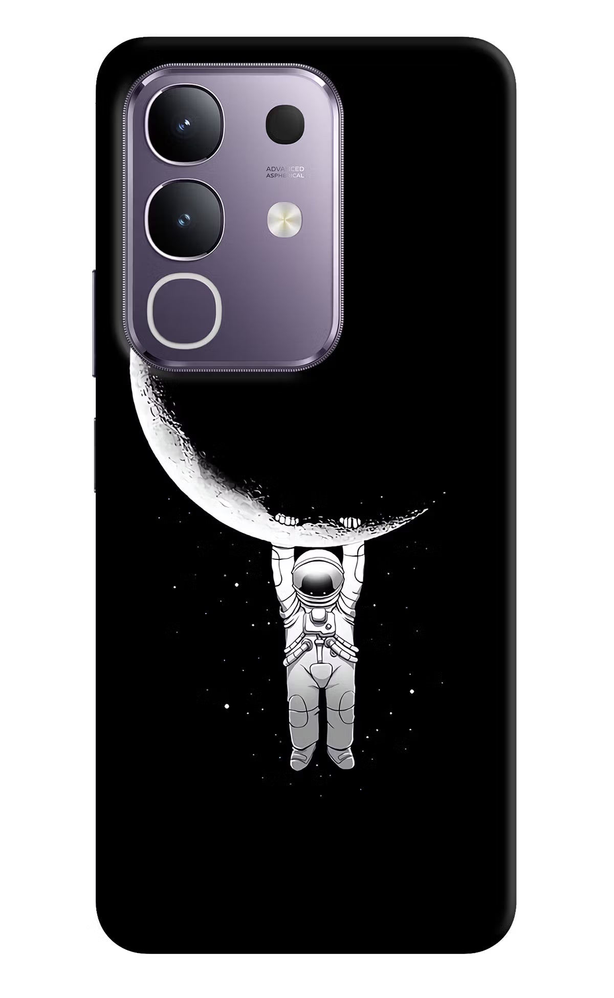 Moon Space Vivo T4x 5G Hard Case Back Cover by Casekaro