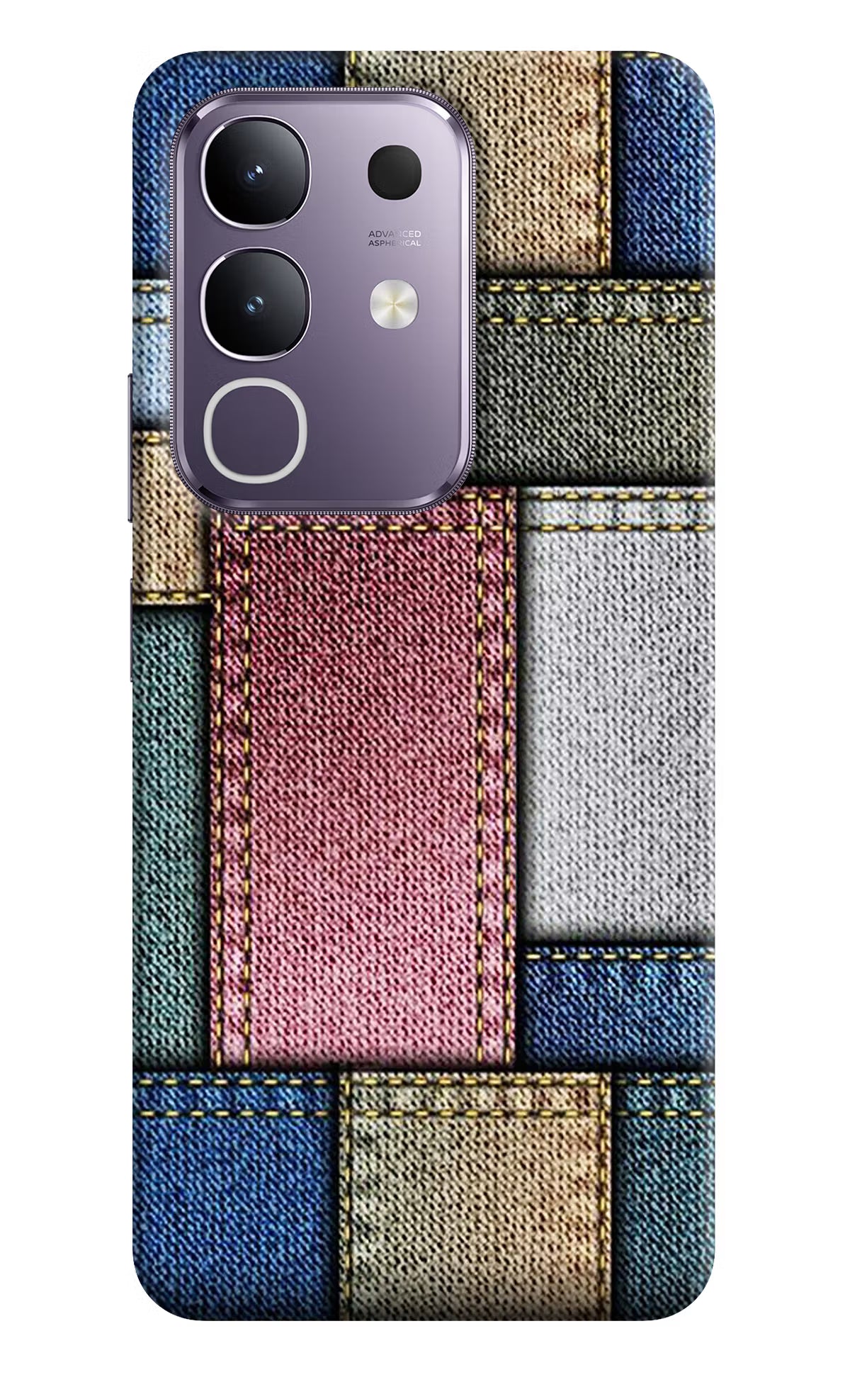 Multicolor Jeans Vivo T4x 5G Hard Case Back Cover by Casekaro
