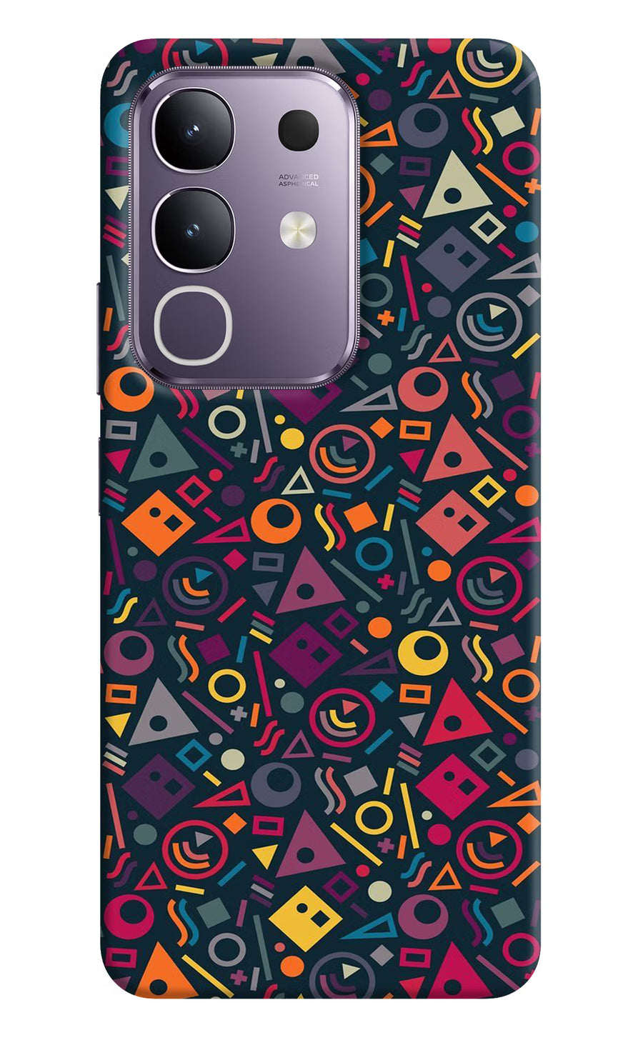 Geometric Abstract Vivo T4x 5G Back Cover, Hard case